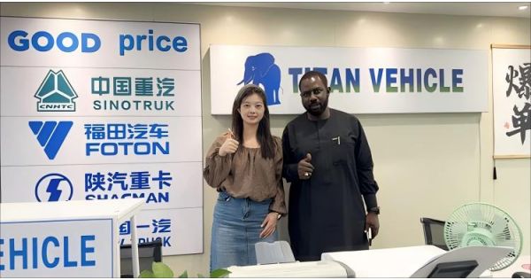 Ghana Customer Ordered 3 Axle Fence Trailer from TITAN VEHICLE