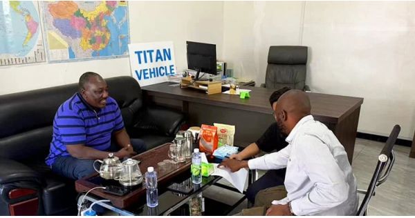 Nigerian Customers Visited and Bought Lowbed Trailers