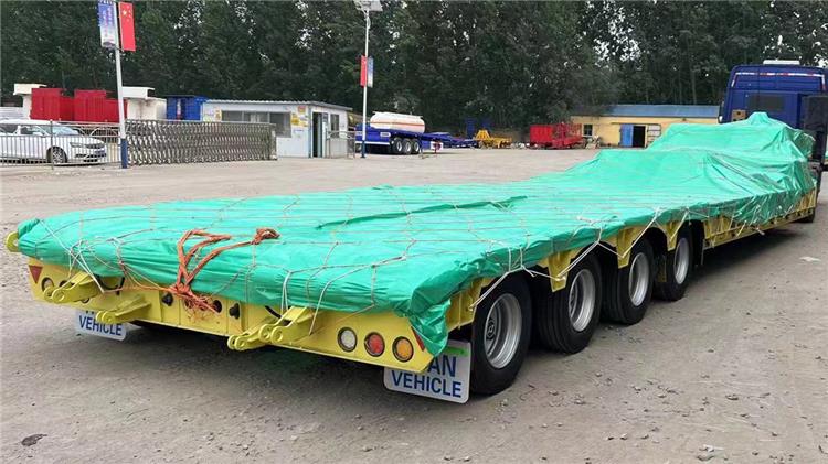 Remolque de camión de plataforma baja de 150 toneladas a la venta en Angola