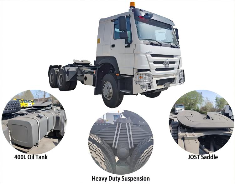 Cabezal de cami&oacute;n Sinotruk Howo 400 a la venta en Nigeria