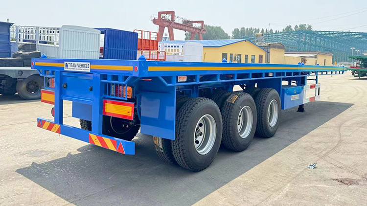Tanzanian Customers Visited TITAN VEHICLE to Buy Flatbed Trailer