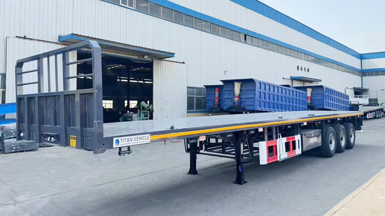 Semirremolque de plataforma plana de 40 pies y tres ejes en venta en Rep&uacute;blica Dominicana