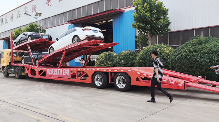 Remolque portaveh&iacute;culos de 2 ejes en venta Precio en M&eacute;xico