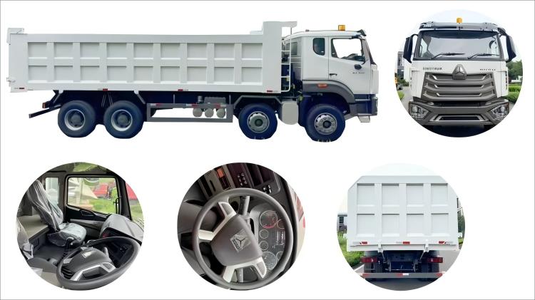 Precio del camión volquete Sinotruk Howo 8x4 en Sierra Leona