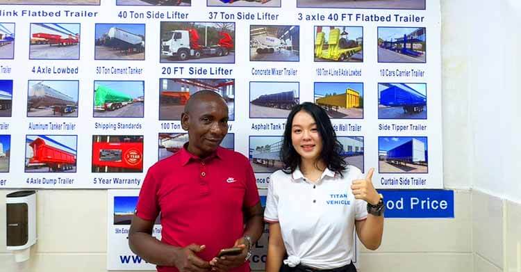 Remolque de cuello de cisne desmontable de 100 toneladas a la venta en Trinidad