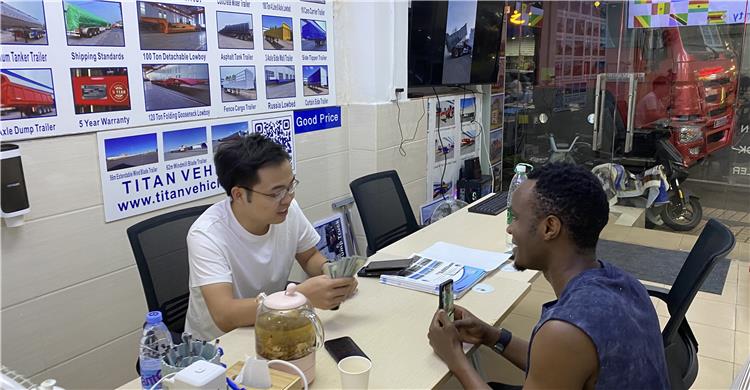 Precio de venta de remolque de plataforma para transporte de madera en el Congo