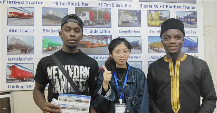 Semirremolque de plataforma plana de 4 ejes en venta en el Congo