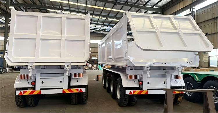 Semirremolque con volquete de 4 ejes a la venta en Barbados