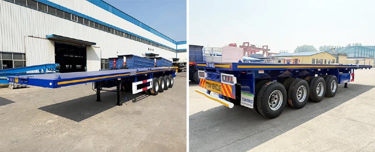 Semirremolque de plataforma plana de 4 ejes en venta en Tanzania