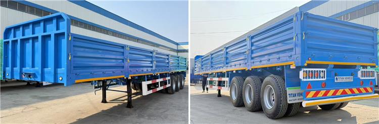 Cliente de Guyana visita TITAN para comprar un remolque de pared lateral