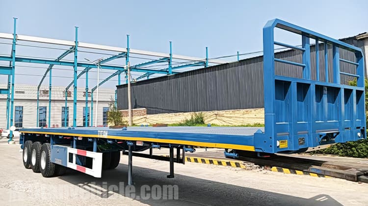 Semirremolque de plataforma de 40 pies en venta en Tanzania