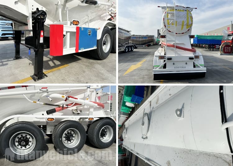 Remolque cisterna para cemento a granel en venta en Guam