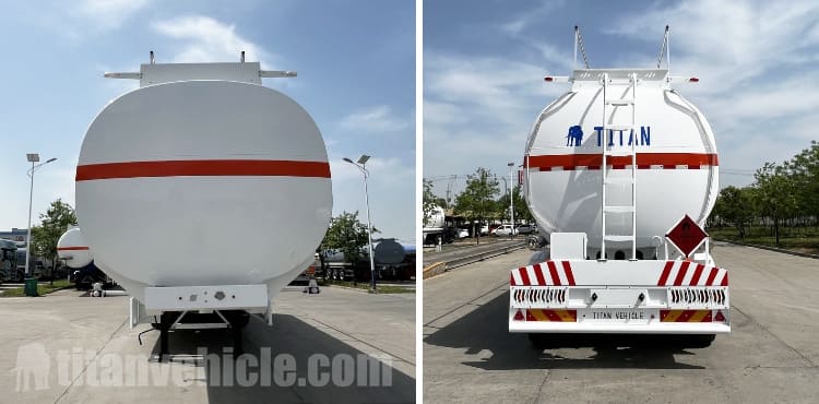 Remolque cisterna de combustible de 45.000 litros en venta en Uganda