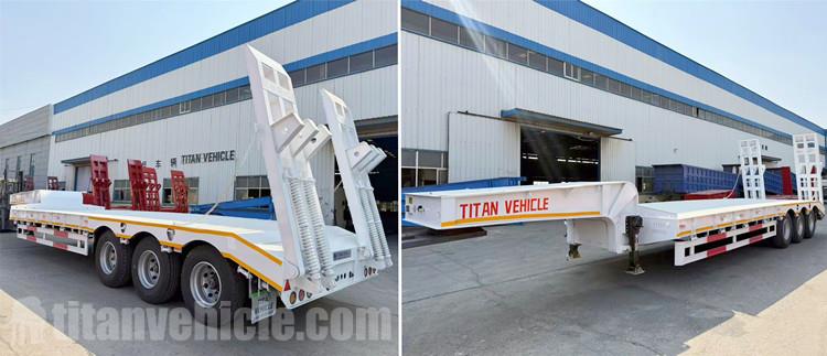 Clientes de Costa de Marfil visitaron TITAN para comprar un remolque de cama baja