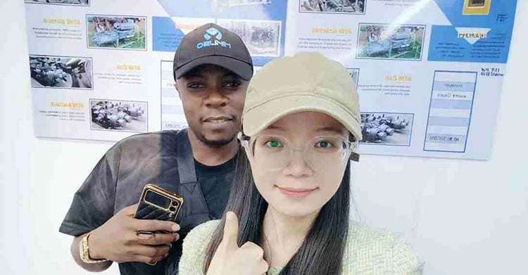 Remolque cisterna de aluminio de dos ejes en venta en Ghana