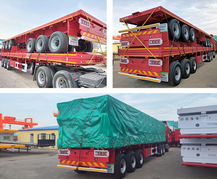 Cliente del Congo visita TITAN para comprar 3 unidades de remolques de plataforma