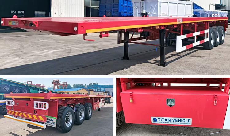 Cliente del Congo visita TITAN para comprar 3 unidades de remolques de plataforma