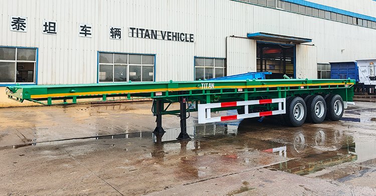Remolque de plataforma de 40 pies en venta en Ghana