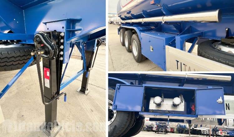 Remolque cisterna para combustible diésel de 30.000 litros en venta en Tanzania