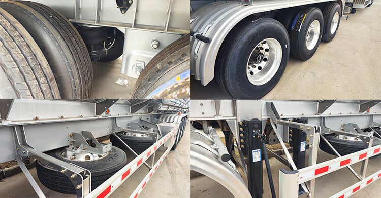 Remolque cisterna de aluminio de 3 ejes en venta en Sud&aacute;n