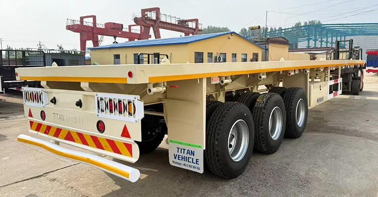 Remolque de plataforma de 40 pies en venta en Uganda