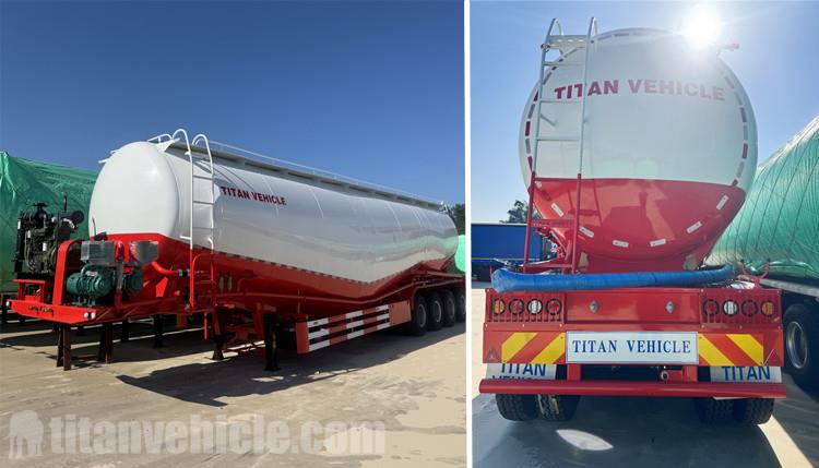 Remolque cisterna de cemento en forma de W en venta en Senegal
