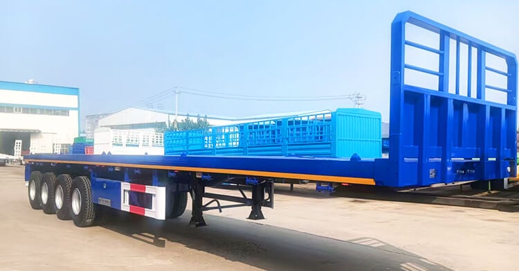 Se vende semirremolque de plataforma de 4 ejes en Zambia