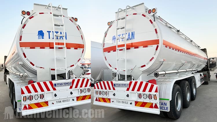 Remolque cisterna de gasolina de 45.000 litros en venta en Sierra Leona.