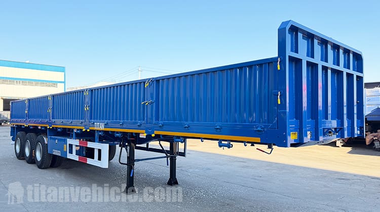 Remolque de tres ejes con laterales abatibles en venta en Zimbabue