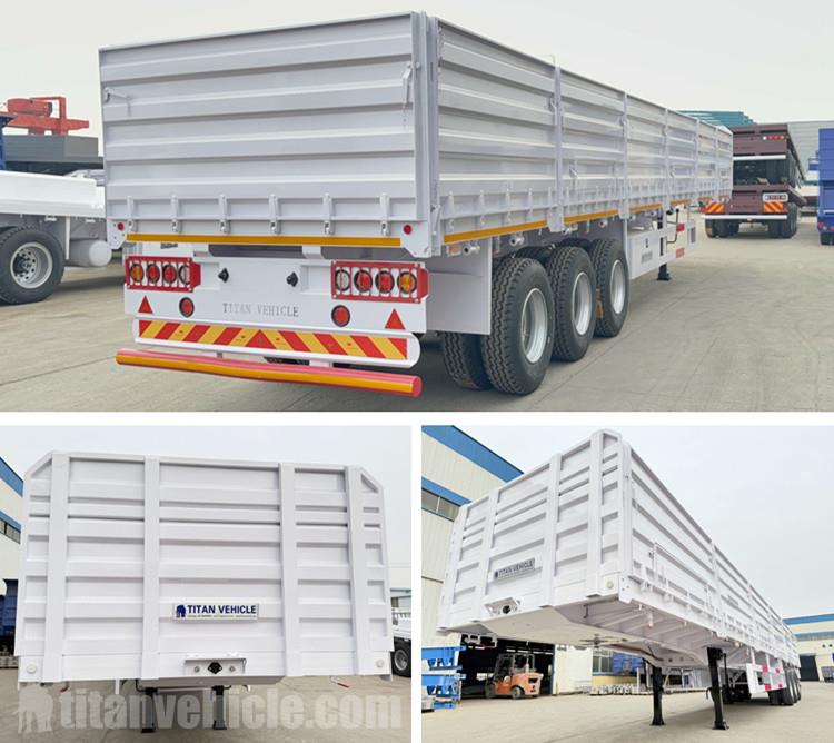 Remolque de tres ejes para grano con plataforma a la venta en Zimbabue
