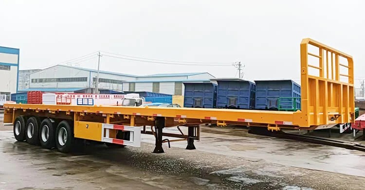 Precio de remolques de plataforma de 4 ejes en Lagos, Nigeria