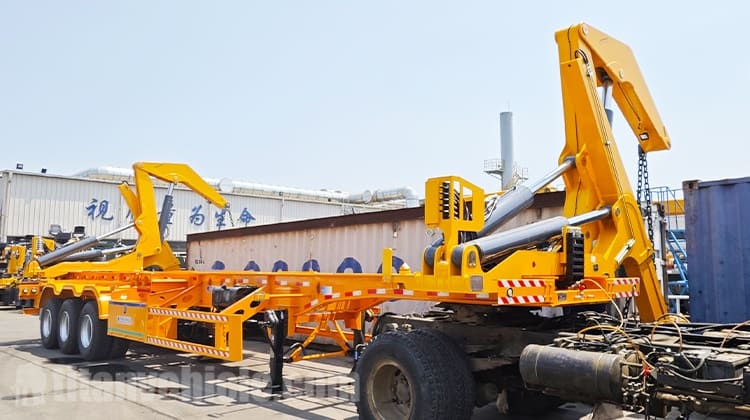 Remolque portacontenedores de 40 pies con carga lateral en venta en Papúa Nueva Guinea