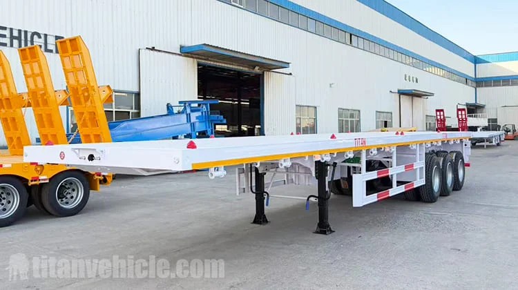 Se vende remolque de plataforma plana de 40 pies para camión semirremolque en Mali.