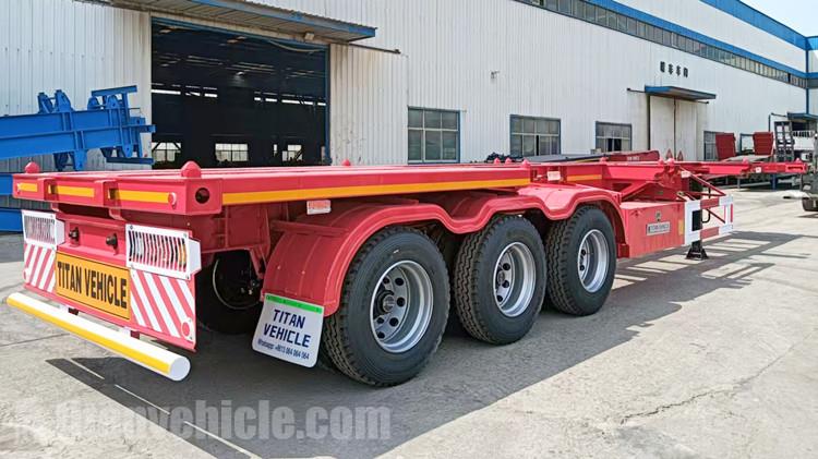 Cliente jamaicano visita TITAN para comprar un trailer de esqueleto