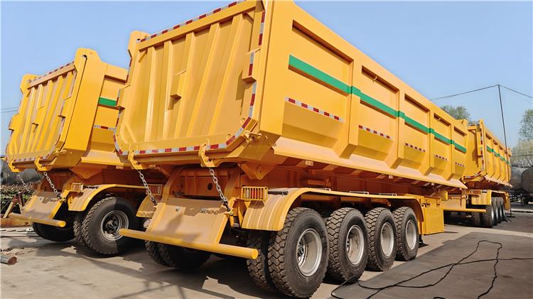 Semirremolque volquete de 4 ejes en venta en Congo