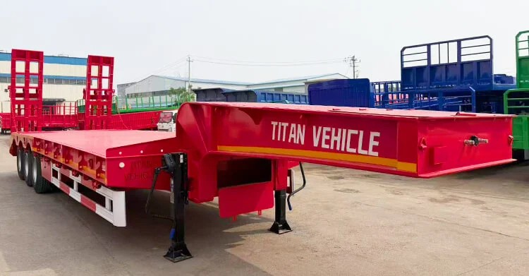 Precio de remolque de plataforma baja de servicio pesado de 60 toneladas en Zambia