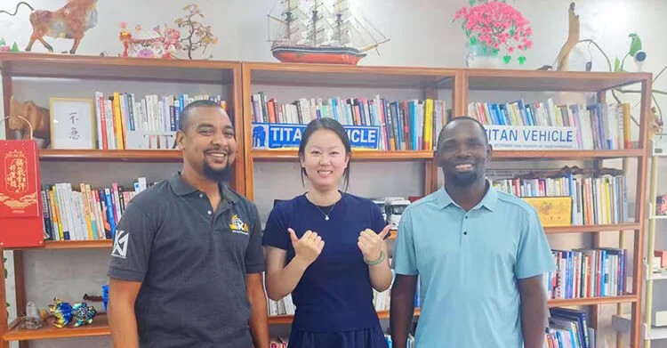 Semirremolque esquel&eacute;tico de 3 ejes y 40 pies en venta en Jamaica.