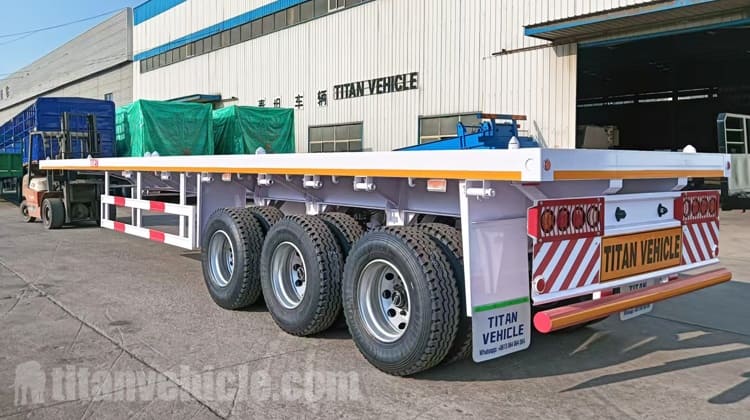 Remolque de plataforma plana de 40 pies en venta en Sierra Leona.