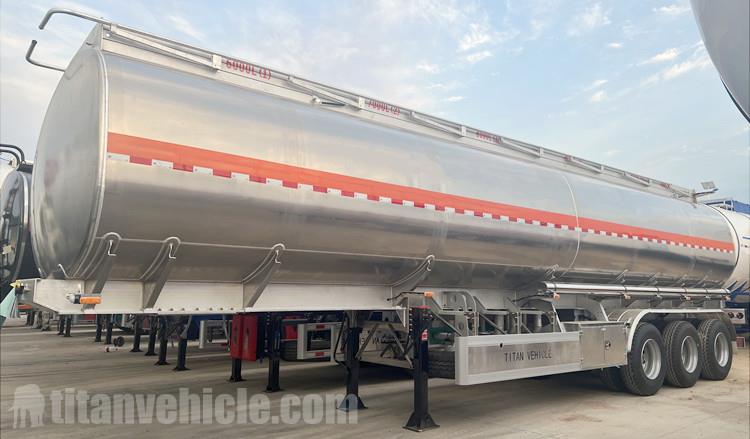 Remolque cisterna de aluminio para combustible en venta en Costa Rica