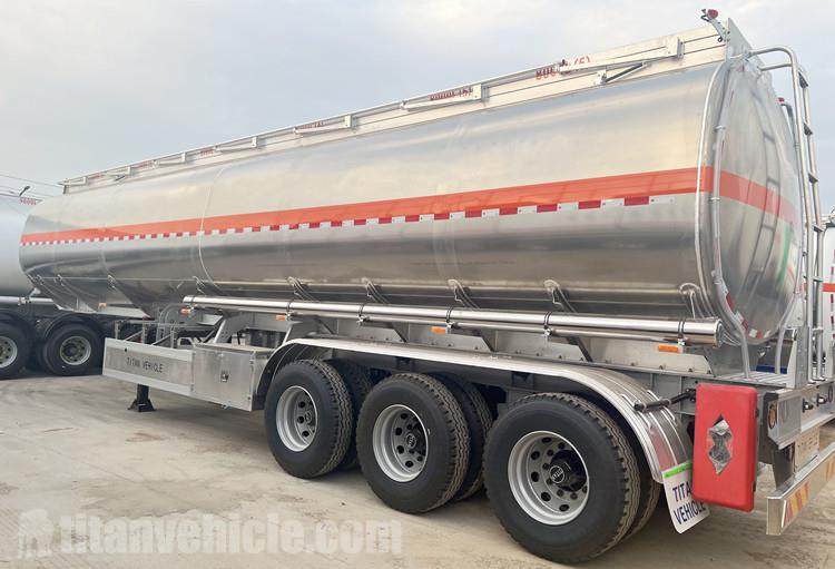 Remolque cisterna de aluminio para combustible en venta en Costa Rica