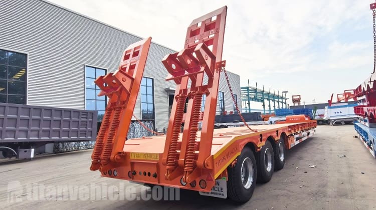 Remolque de plataforma baja de 40 pies en venta en Zambia