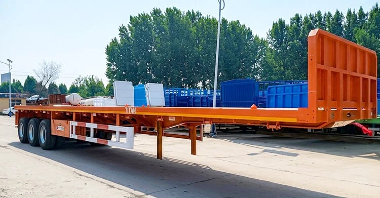 Remolque de plataforma plana de 40 pies en venta en Zambia