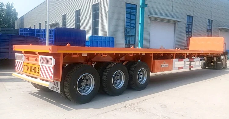 Remolque de plataforma plana de 40 pies en venta en Zambia