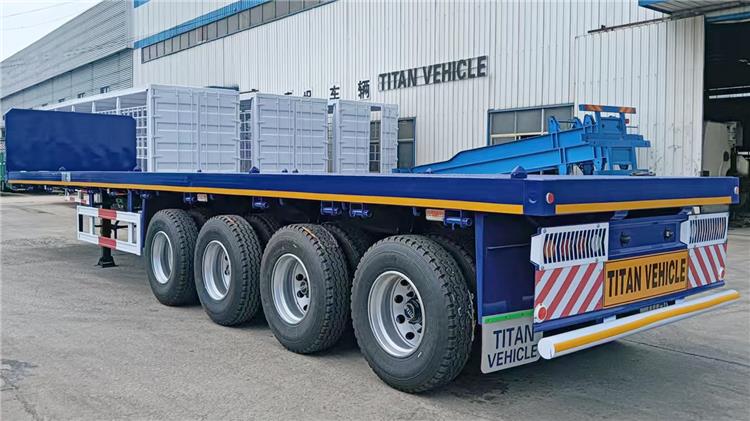 Remolque de plataforma de 4 ejes en venta en Tanzania