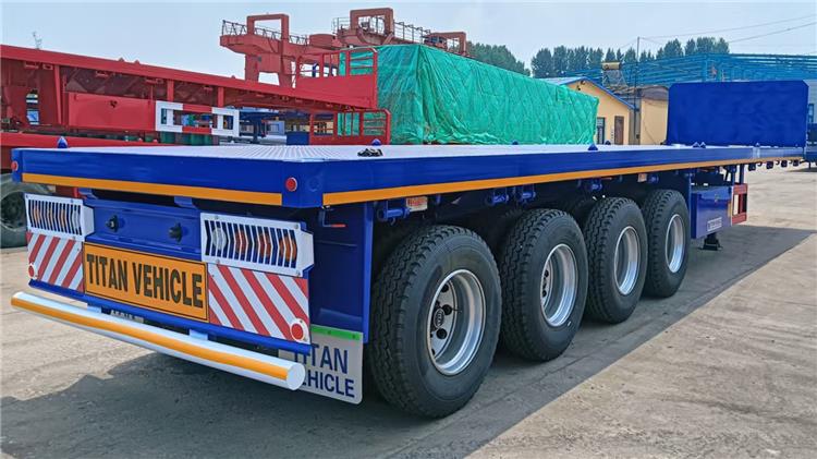 Remolque de plataforma de 4 ejes en venta en Tanzania