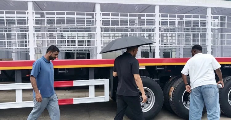 Precio de venta de remolques de plataforma plana de 40 pies en Malawi.