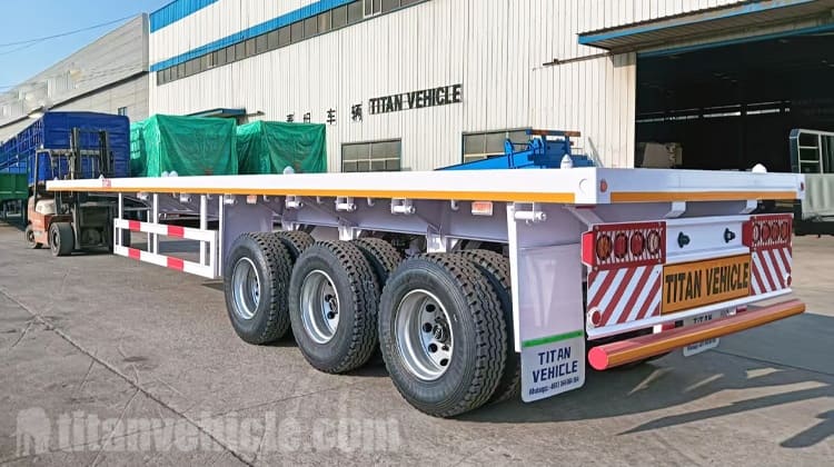 Precio de venta de remolques de plataforma plana de 40 pies en Malawi.