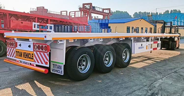 Remolque de plataforma plana de 40 pies en venta en Zambia
