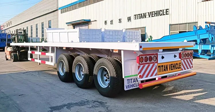 Remolque de plataforma plana de 40 pies en venta en Zambia