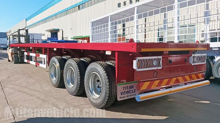 Se vende remolque de plataforma plana de 3 ejes y 40 pies en Zimbabue.
